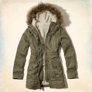 Hollister Jack Creek Twill Parka